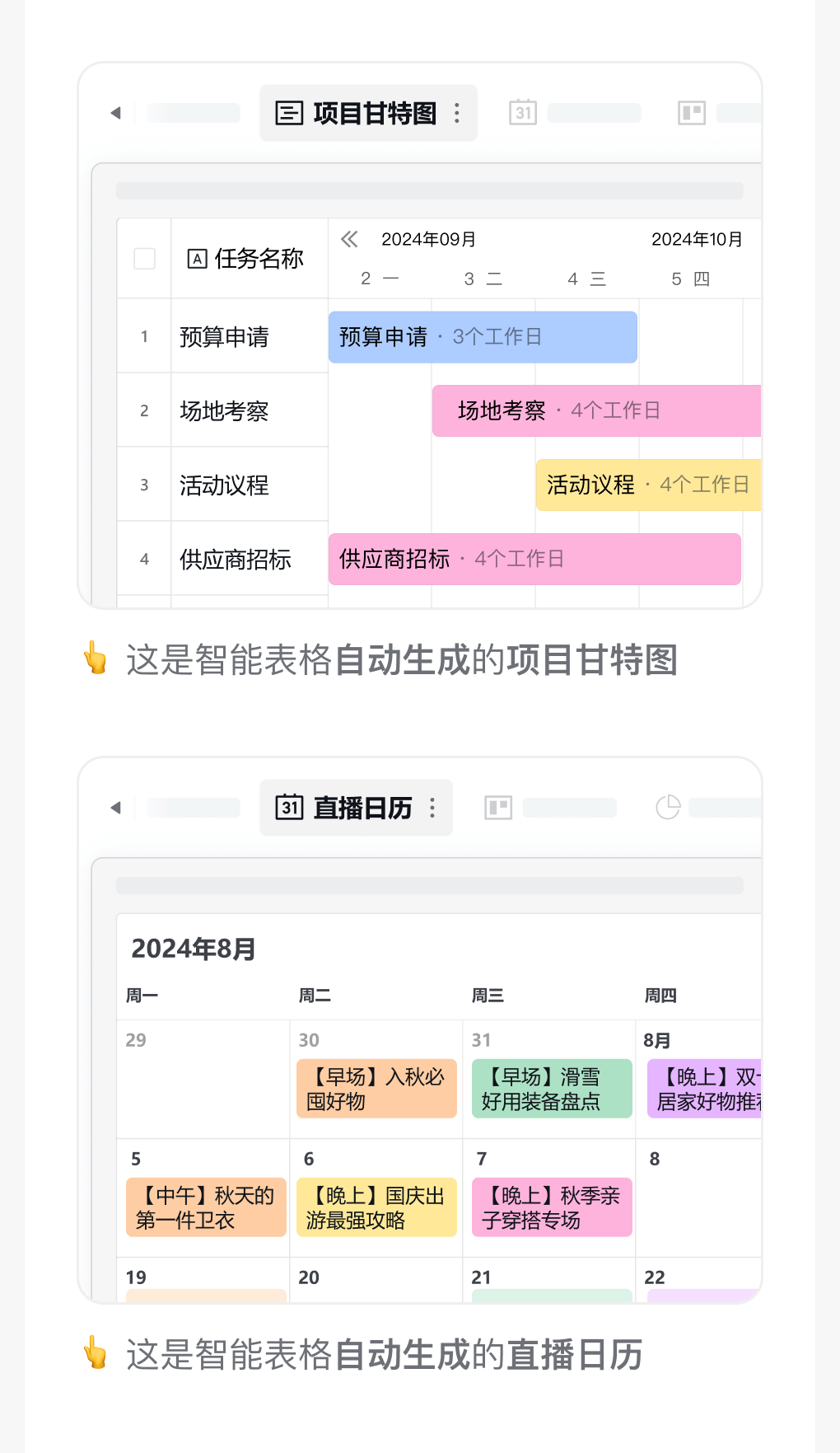 企业项目管理功能介绍